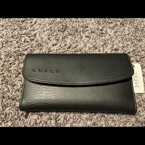 Black Leather Coach Wallet